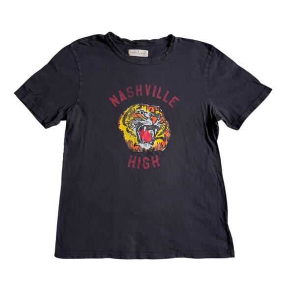 Imogene and Willie Men's T-Shirt Graphic Tee Nashville High Tiger Grunge Logo - Picture 1 of 7